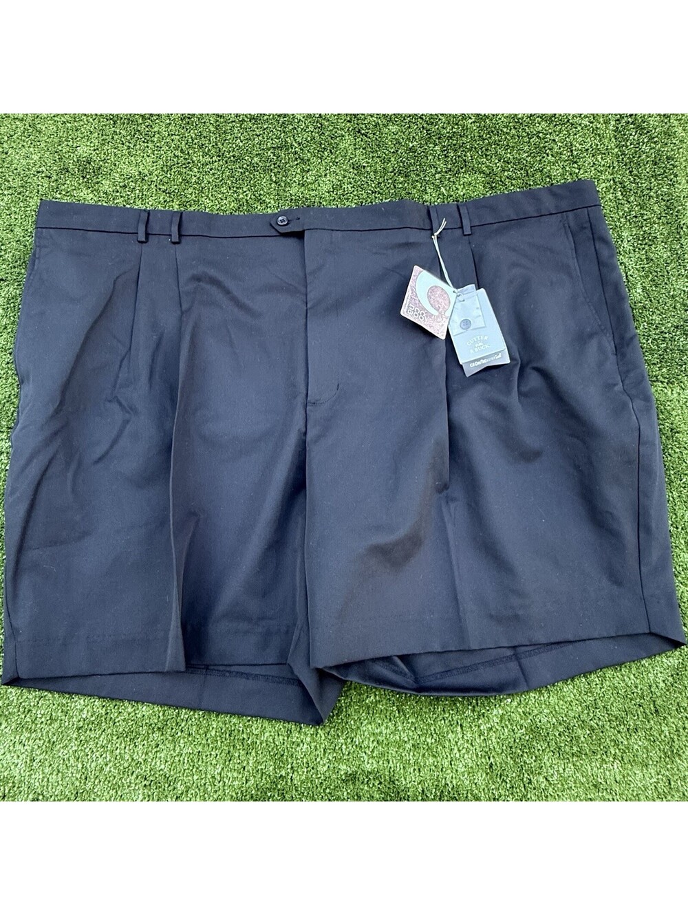Cutter & Buck DryTec Luxe Golf Shorts Big & Tall 60 Black Performance NWT